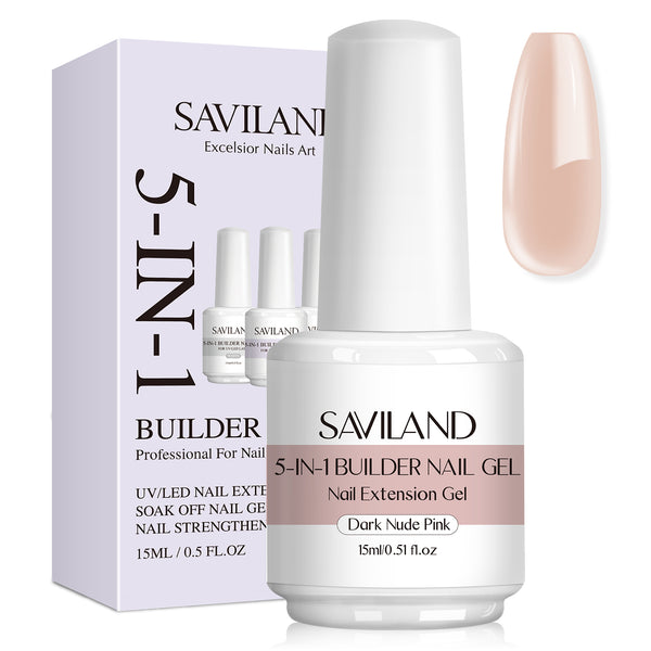 [US ONLY]5-in-1 Builder Nail Gel - Dark Nudes for Nail Extensions