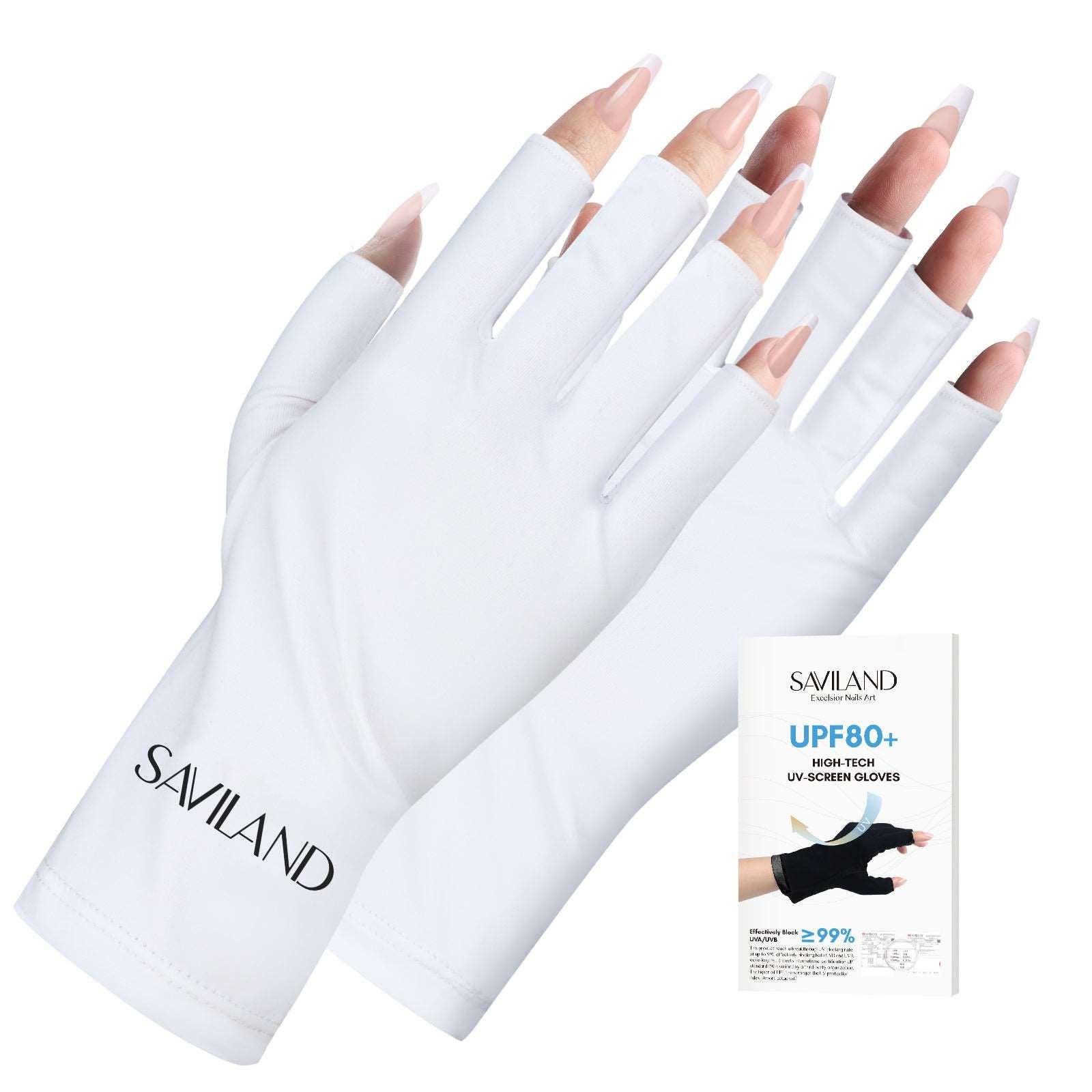 uv maniküre handschuhe Women's Saviland U V Gloves for Nails