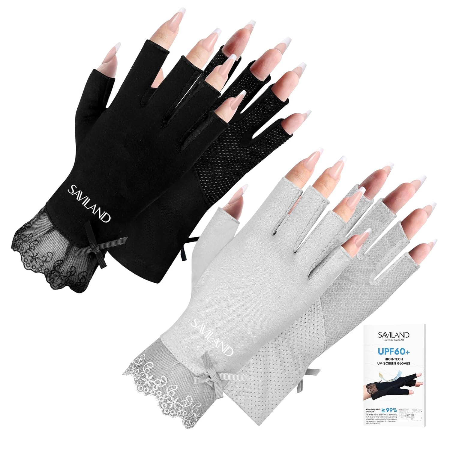 uv nagellack handschuhe Saviland U V Gloves for Gel Nails