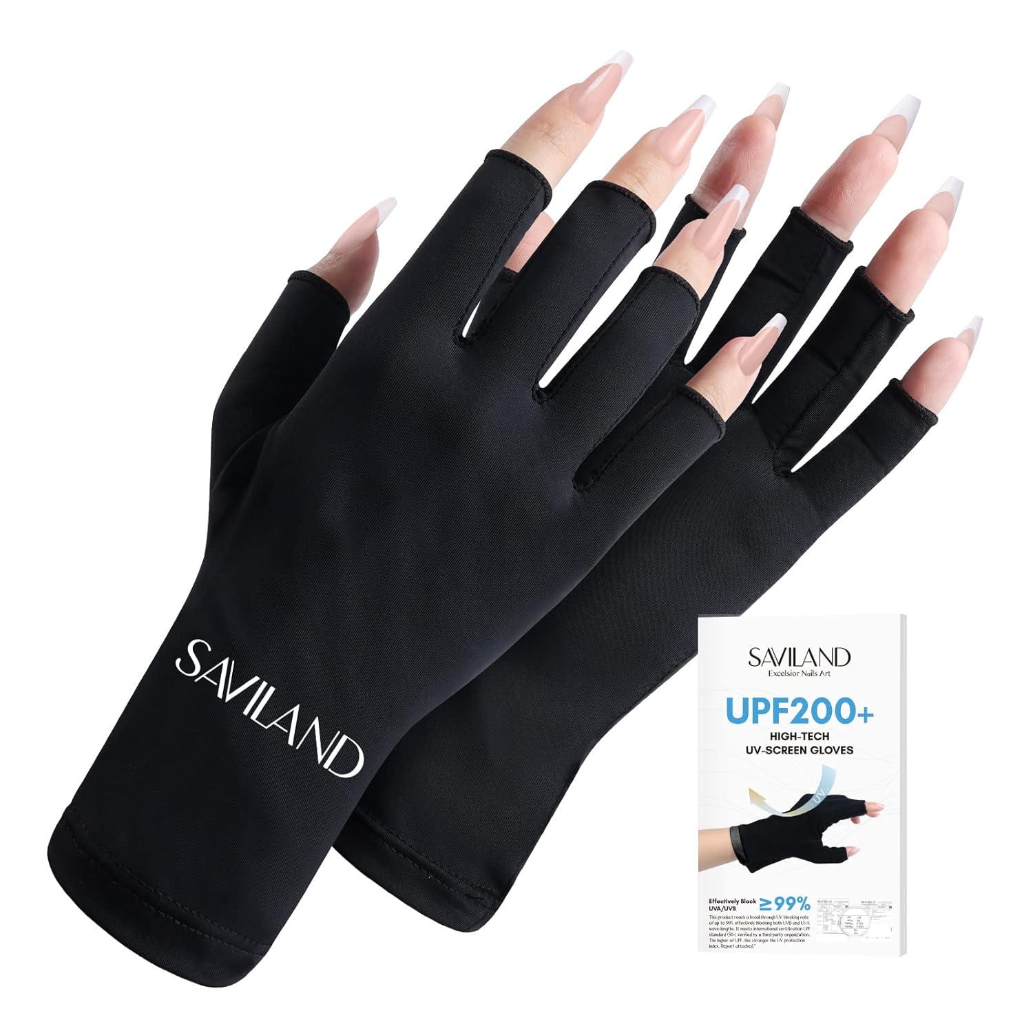 uv nagellack handschuhe Women's U V Protection Gloves for Nails