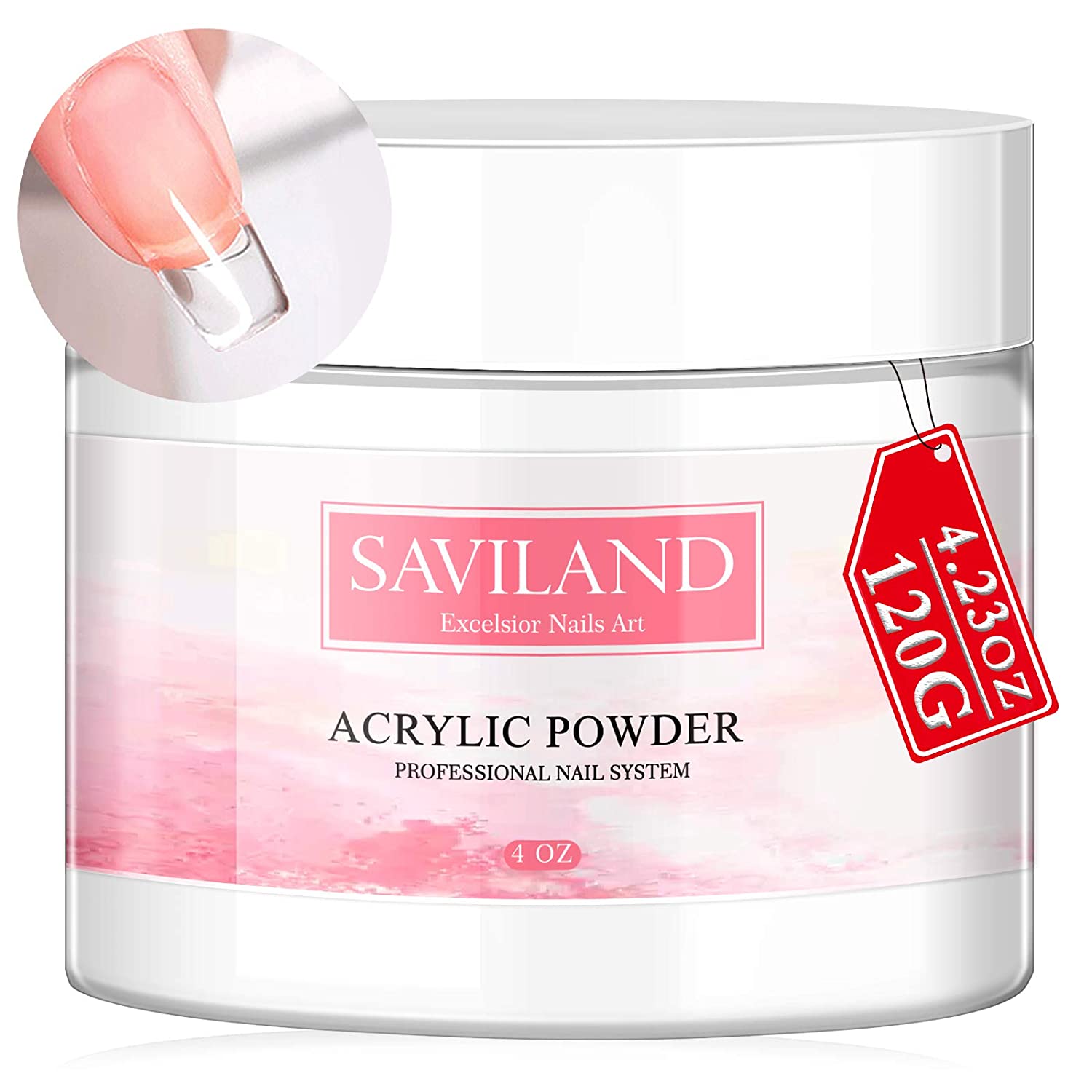  Saviland Peony Acrylic Powder - 30g Professional