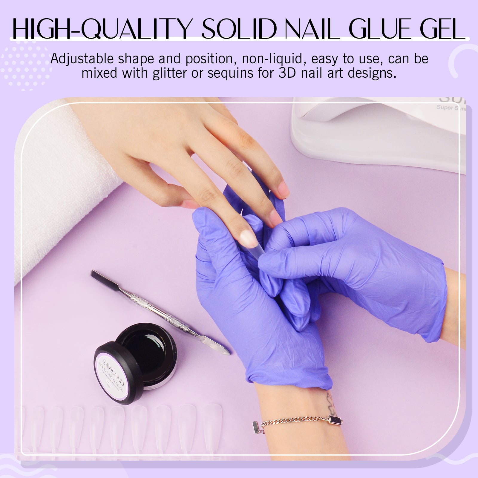 Solid Nail Glue Gel – Saviland