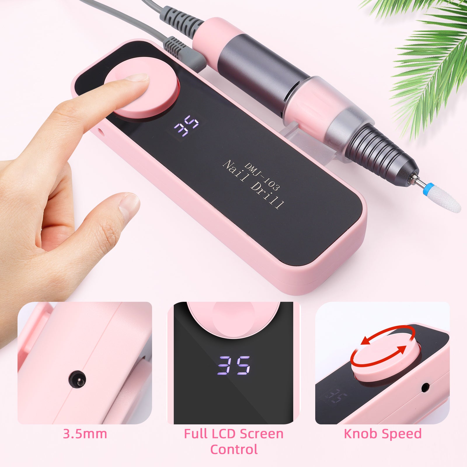 [US ONLY]Electric Nail Drill Professional - Portable Rechargeable