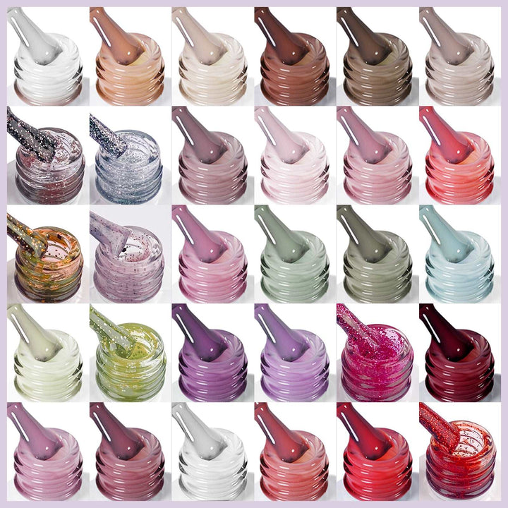 [US ONLY]33PCS Gel Nail Polish Set – 30 Colors