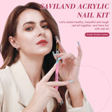 3pcs Acrylic Nail Kit with 3pcs Gel Nail Polish Kit For Beginners With Everything