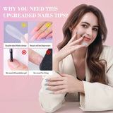 480PCS Medium Coffin - Soft Gel Nails Tips