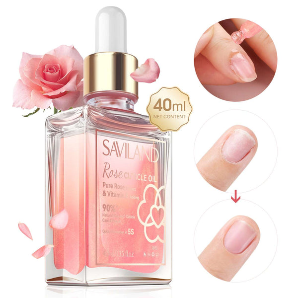 Pearlescent Rose Cuticle Oil – Nail Cuticle Protector Rugosa Rose oil Nail