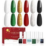 6 Colors Gel Nail Polish Set - 8ml