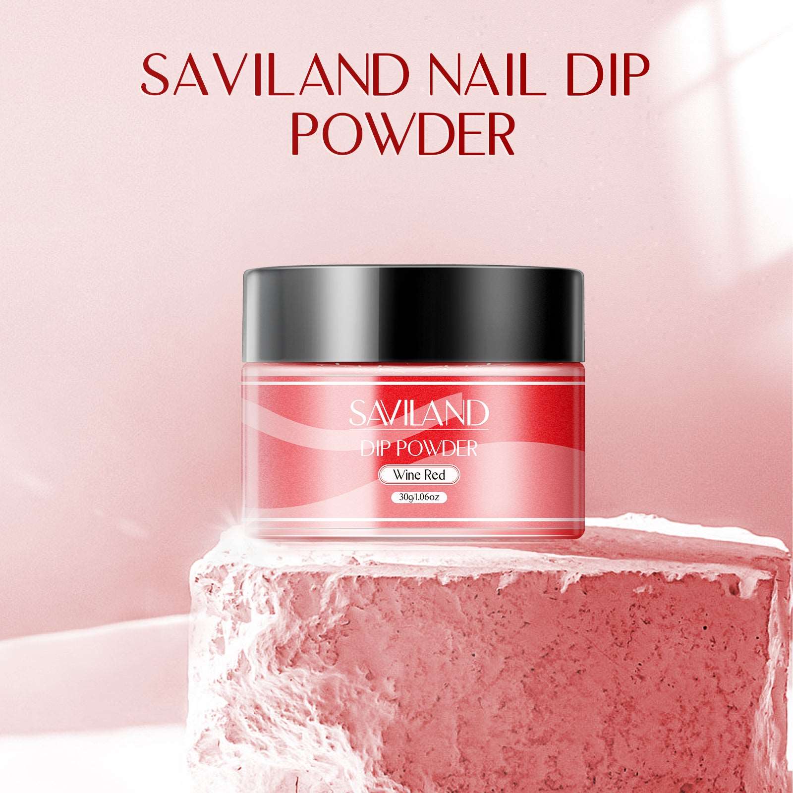 [US ONLY]30g/1.06Oz Nail Dipping Powder - Red