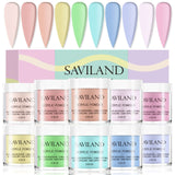 10 Colors Acrylic Nail Powder Set Nudes Sweet Series