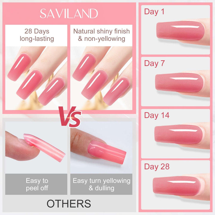 [US ONLY]3.53oz Rose Pink Hard Gel - Builder Nail Gel