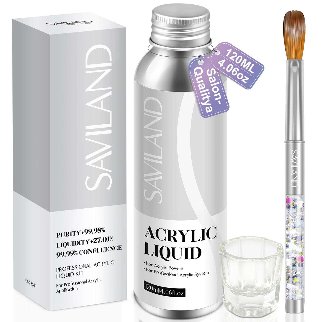 Professional Acrylic Liquid Set - 4.06fl oz EMA Acrylic Nail Liquid