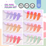 33PCS Gel Nail Polish Set – 30 Colors