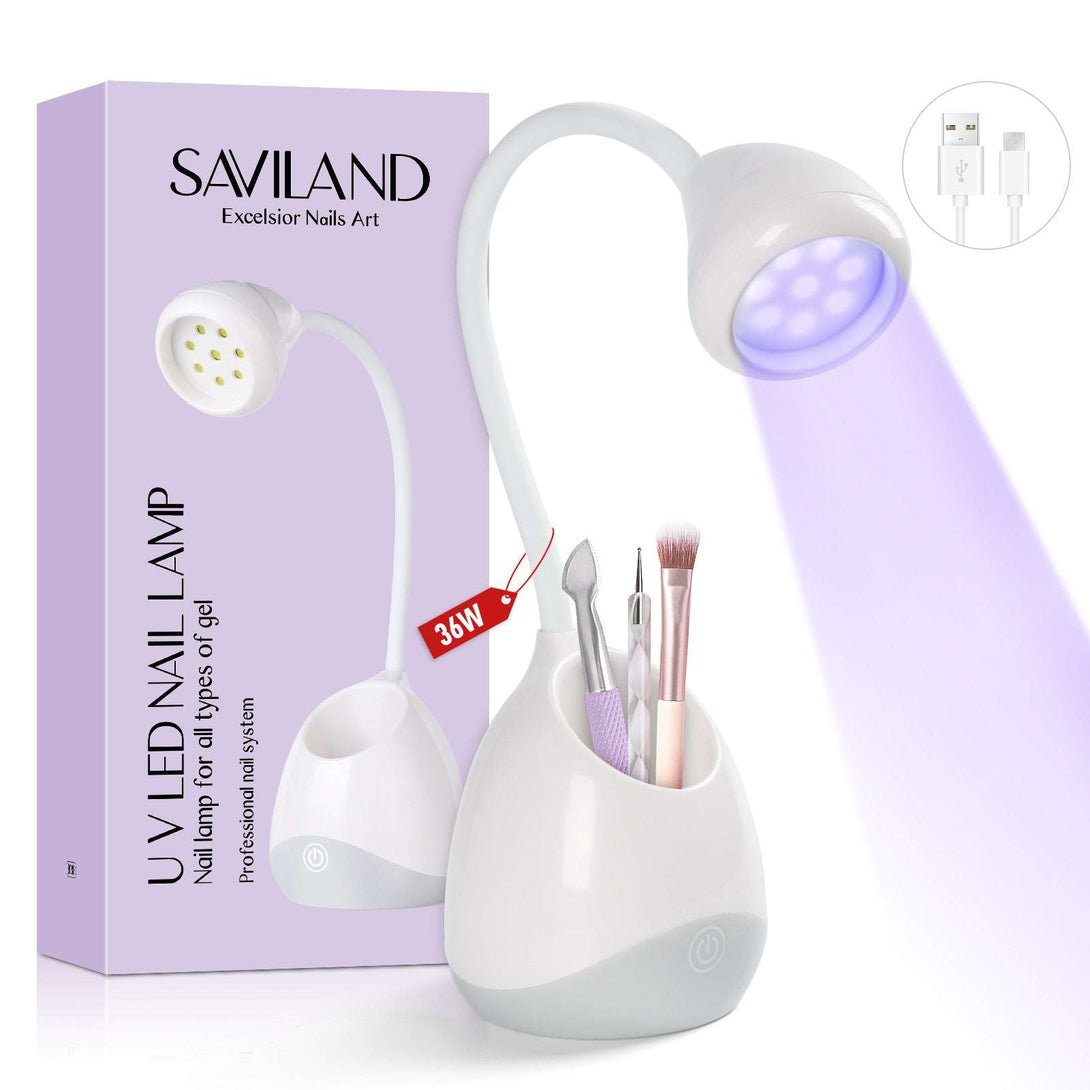 Mini Nail Lamp - 36W U V/LED Nail Dryer U V Light | 360° Rotatable