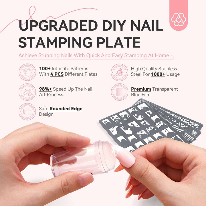 Nail Stamping Plate Set– 4PCS