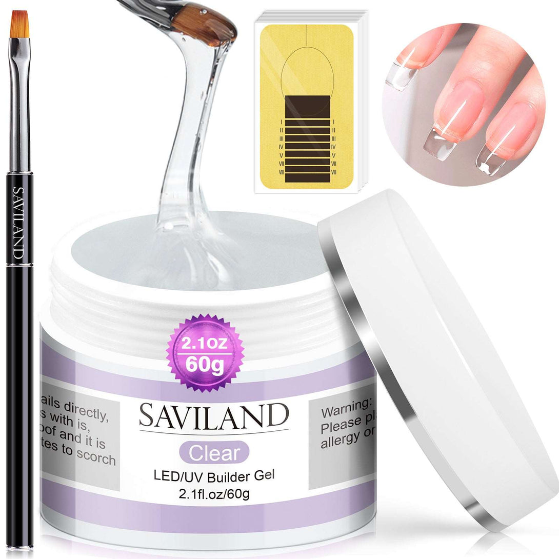 60g Clear Nail Extension Gel Set