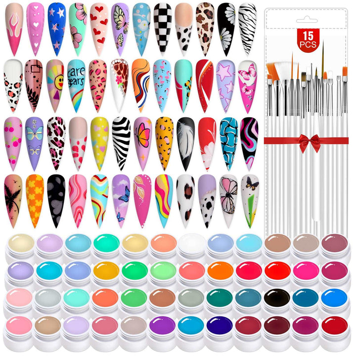  BADGER Nail Flair Fingernail Airbrush Paint 12 Color Set, Count  : Arts, Crafts & Sewing