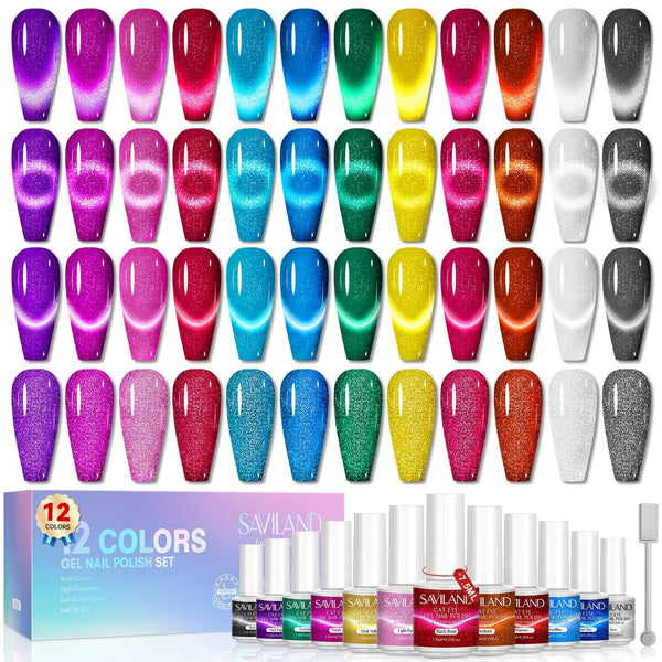 Jelly Gel Nail Polish Set, 30 Colors Translucent