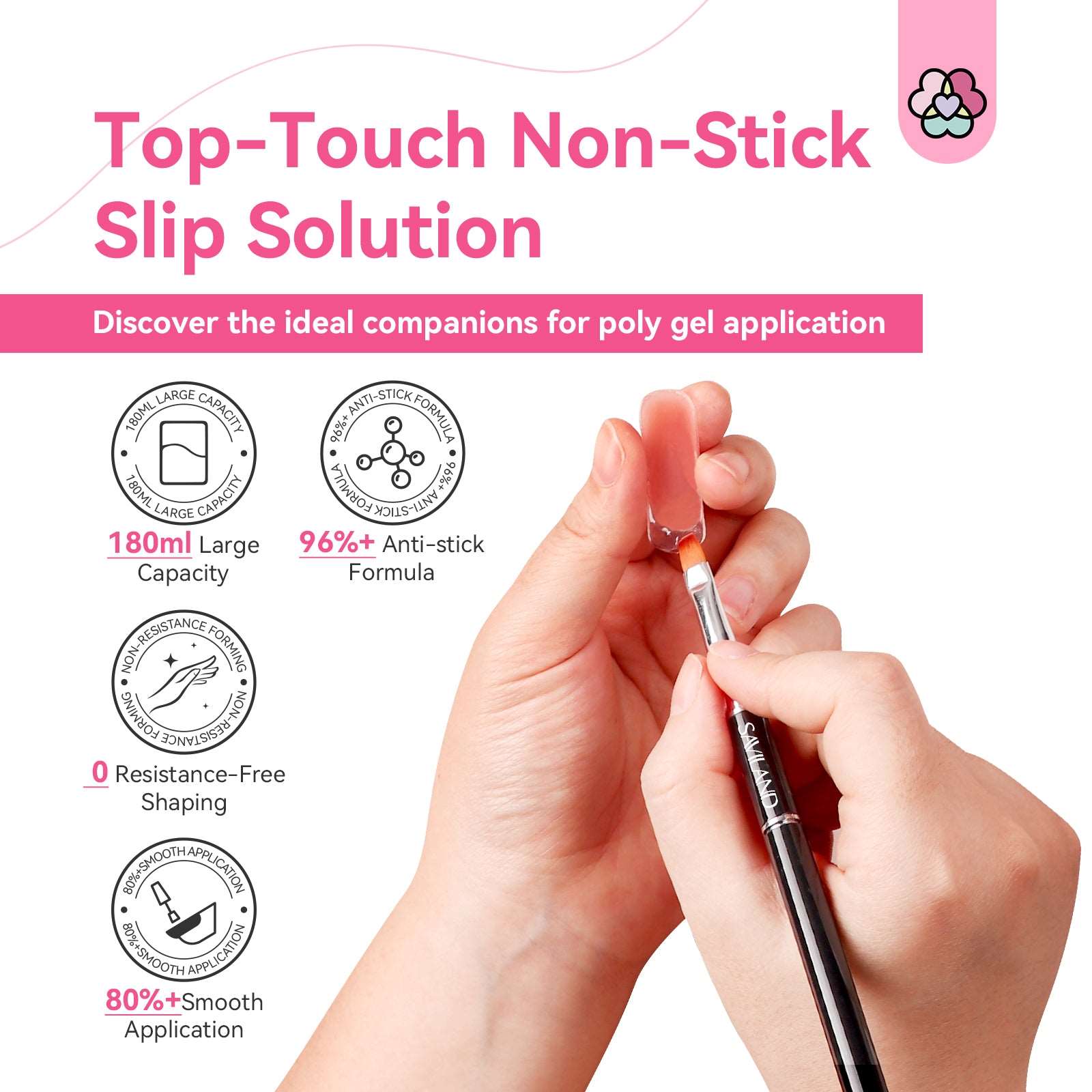Slip Solution for Poly Nail Gel Kit - 6.09fl oz