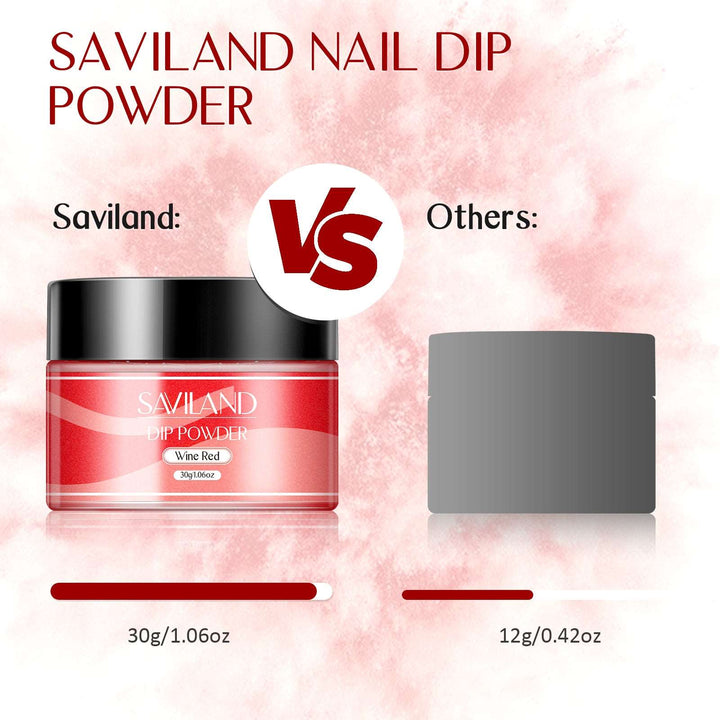 [US ONLY]30g/1.06Oz Nail Dipping Powder - Red