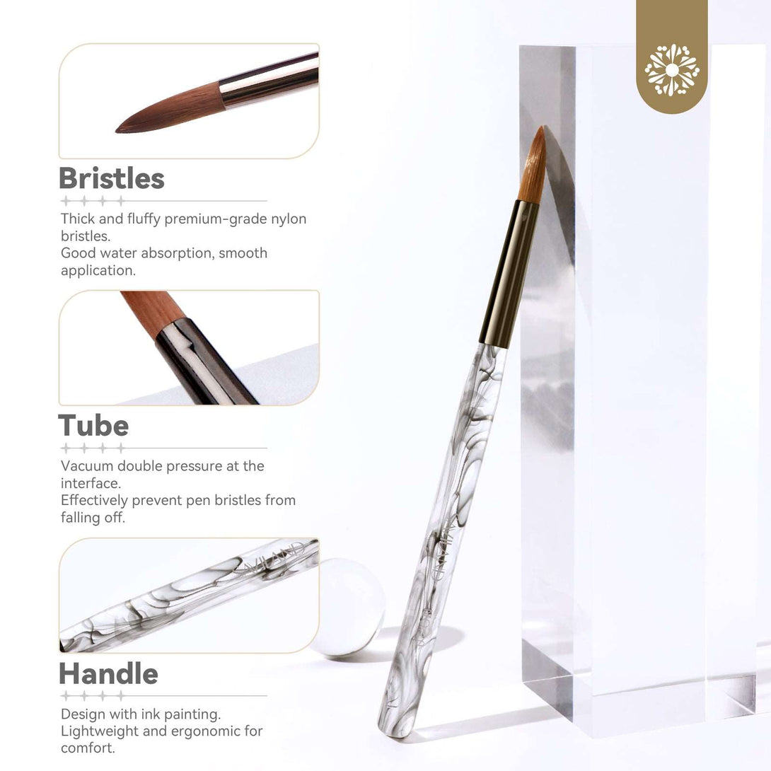 Acrylic Nail Brush Set- 6PCS Size 4/8/10/12/14/16