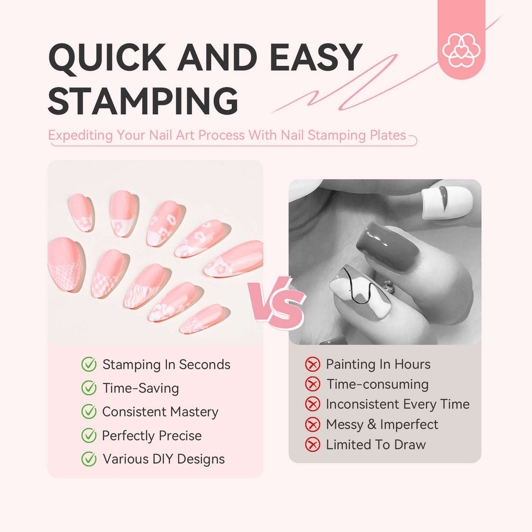 Nail Stamping Plate Set– 4PCS