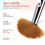 5 PCS Acrylic Nail Brush Set - Size 4/8/10/12/16