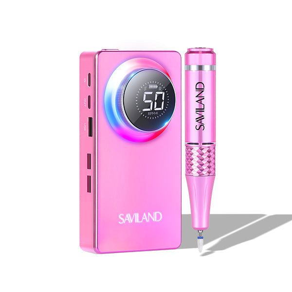 [US ONLY] 50000RPM Pink Purple Electric Nail Drill