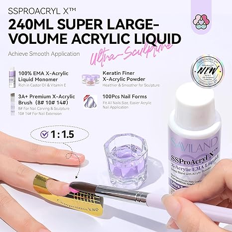 240ml acrylic liquid