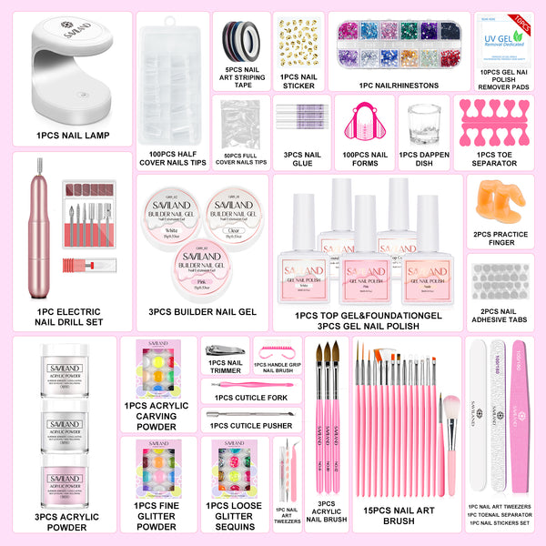 [US ONLY] Nails Kit Acrylic Set Acrylic Powder
