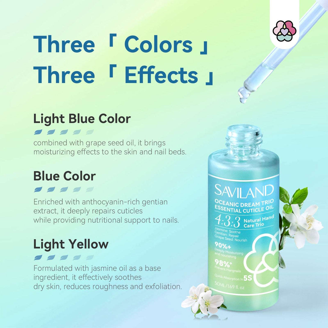 50ml Cuticle Oil for Nails Care - Fruity Natural Ingredient Vitamin C Dropper Design