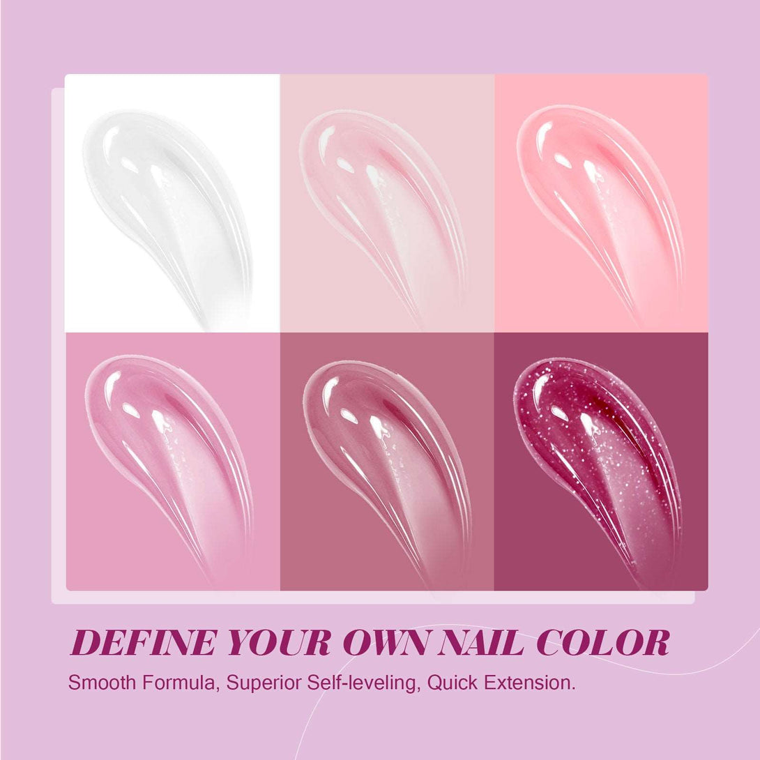 Poly Gel Nail Kit with U V Light