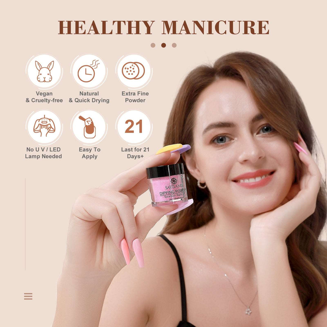 [US ONLY]49PCS Dip Nails Powder Starter Kit - 40 Colors
