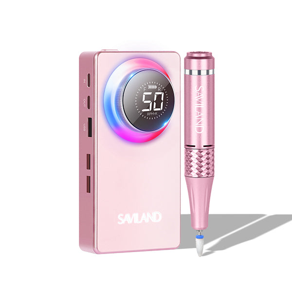 [US ONLY] 50000RPM Pink Electric Nail Drill