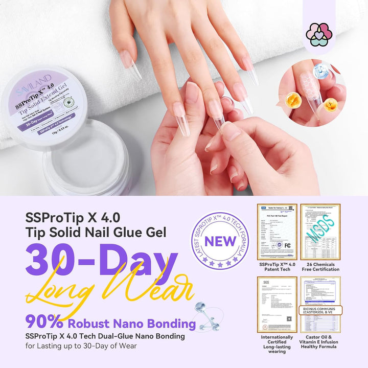 30 day nail glue gel