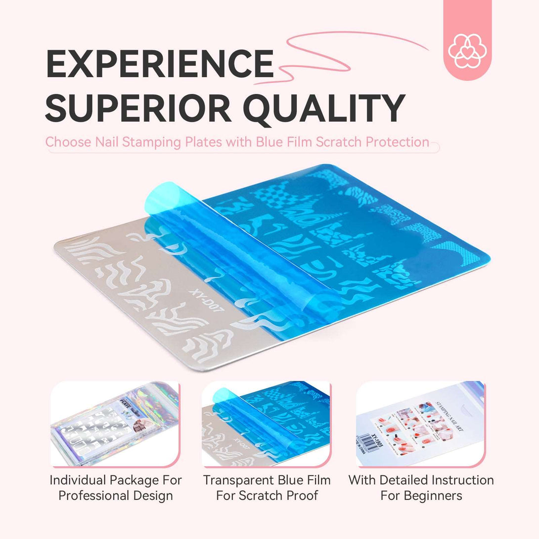 Nail Stamping Plate Set– 4PCS