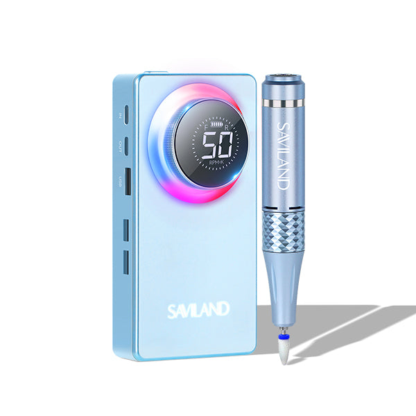 [US ONLY] 50000RPM Blue Electric Nail Drill
