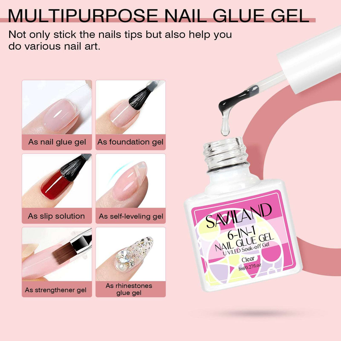 240PCS Long Coffin Full Cover False Nails Tips Kit