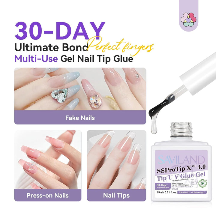 multi-use gel nail tip glue