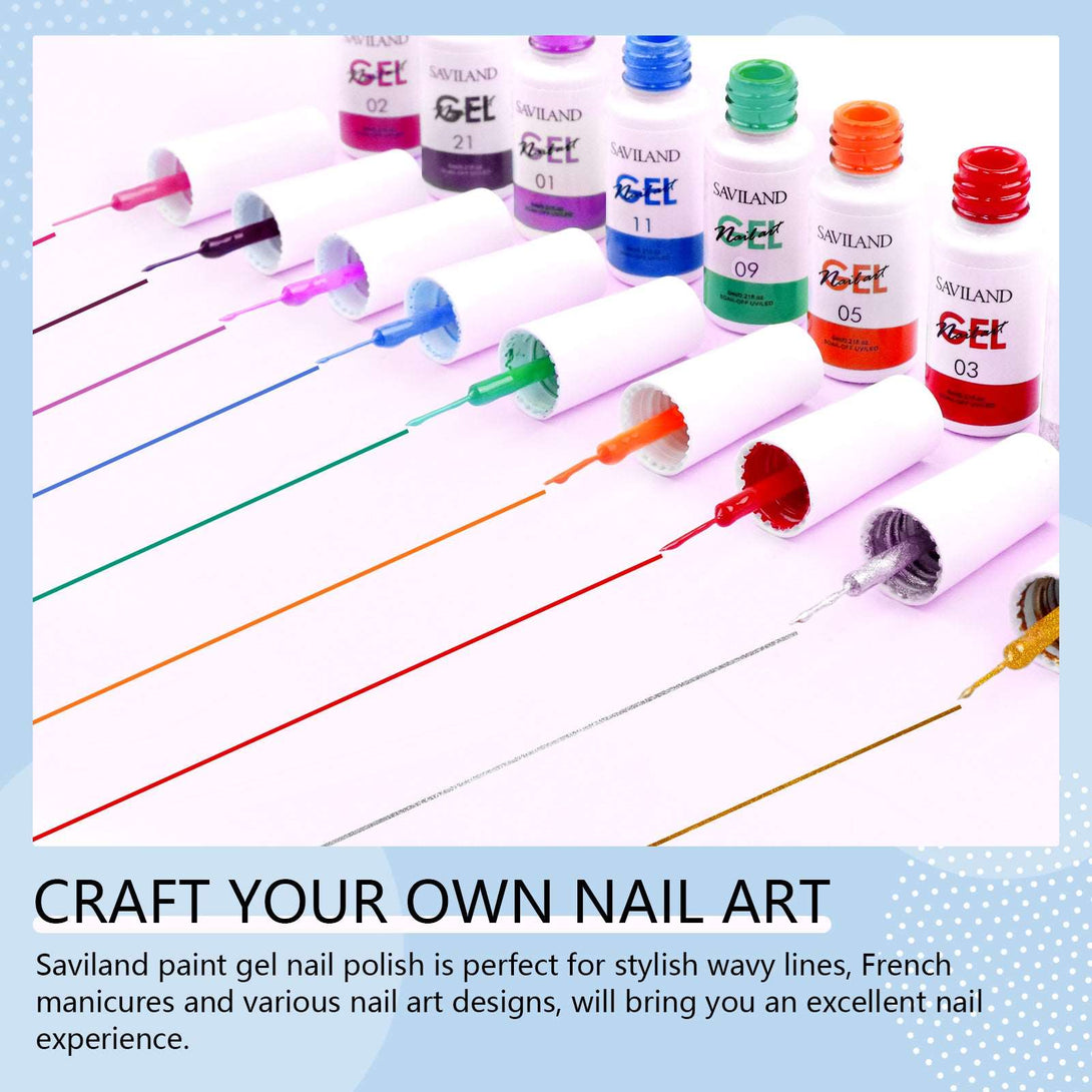 24 Colors Paint Gel Art Liner