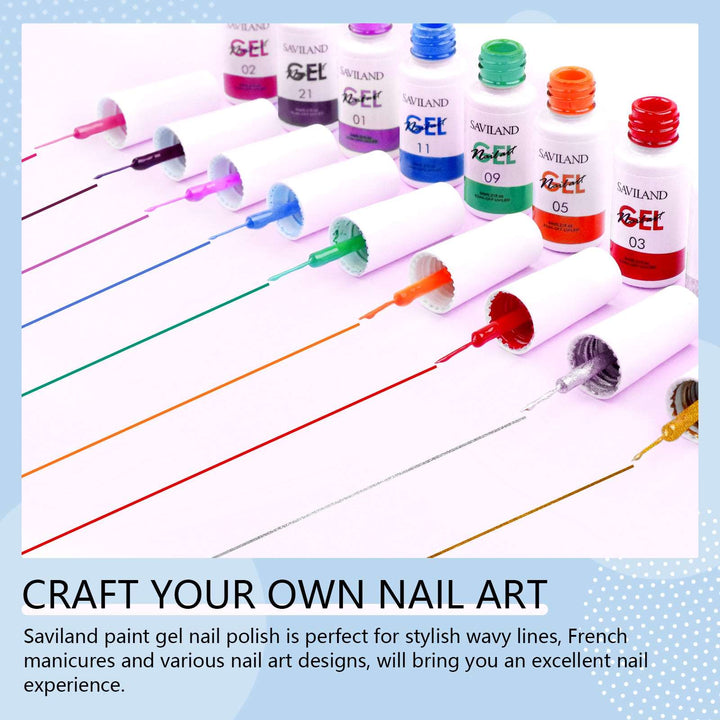24 Colors Paint Gel Art Liner