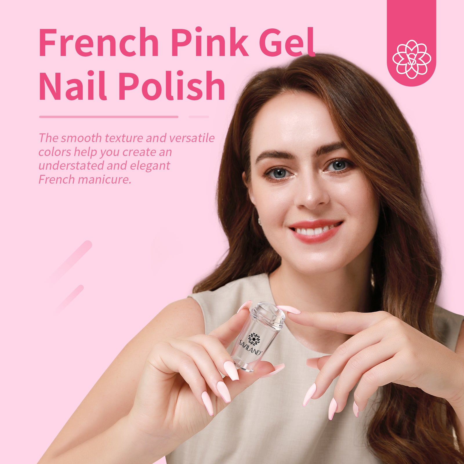 [US ONLY]French Manicure Kit - 4PCS Jelly Silicone Nail Stamper