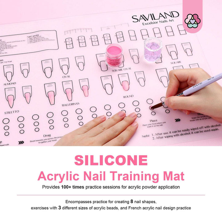 Practice Hand for Acrylic Nails- Silicone Nail Hand Practice Upgrade Nail  Tips N