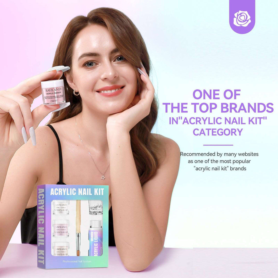 Acrylic Powder and Liquid Set-Clear Pink Nude Acrylic Nail Kit