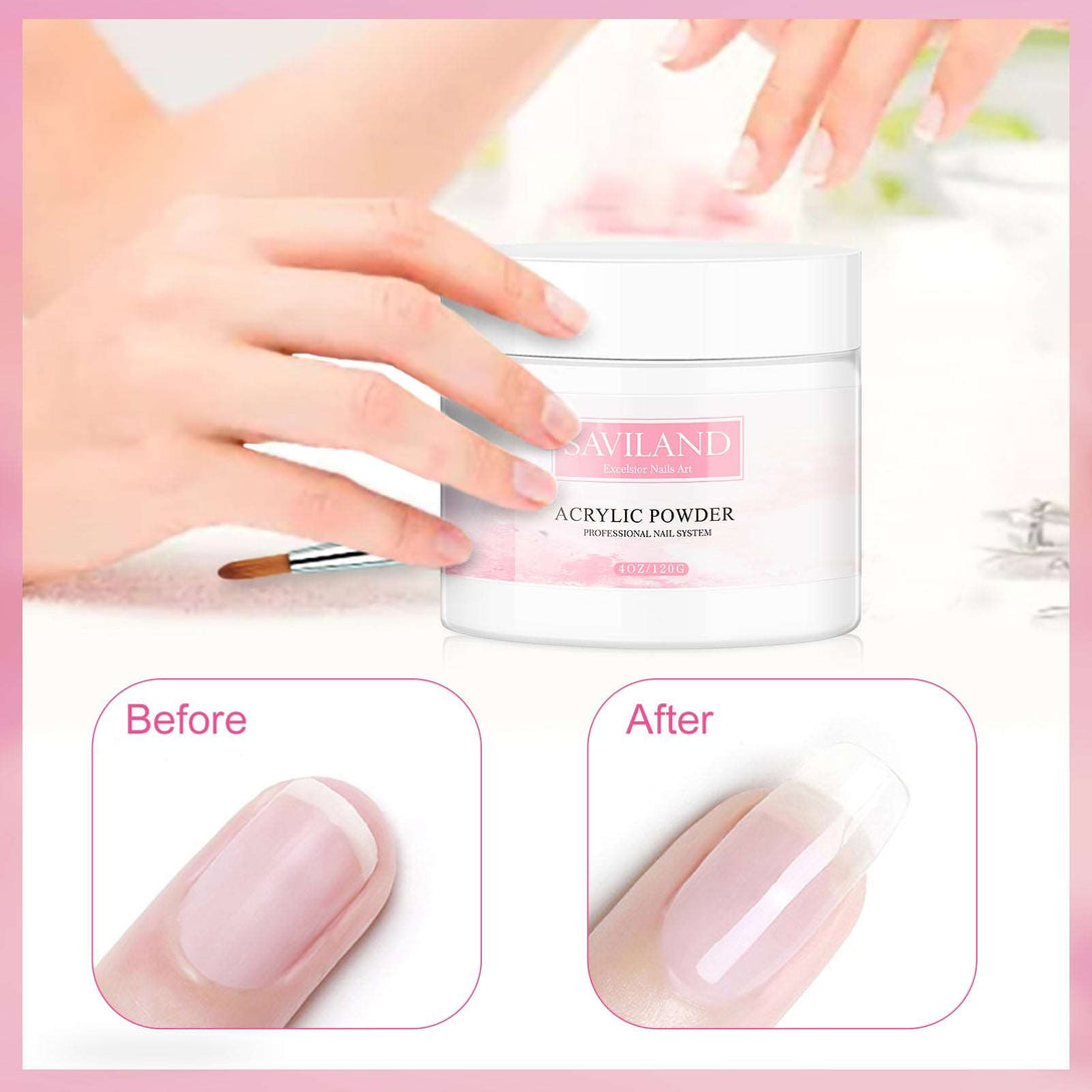 [US ONLY]1pcs 120g Crystal Clear Acrylic Powder