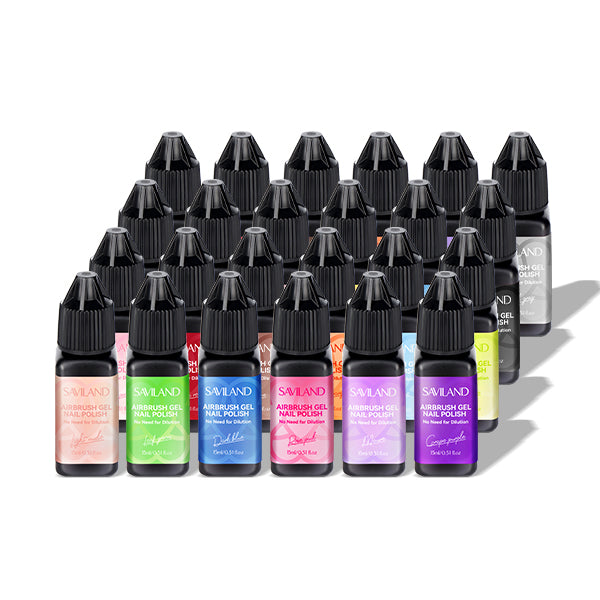 No Need for Dilution Airbrush Gel Polish 24 Colors Set