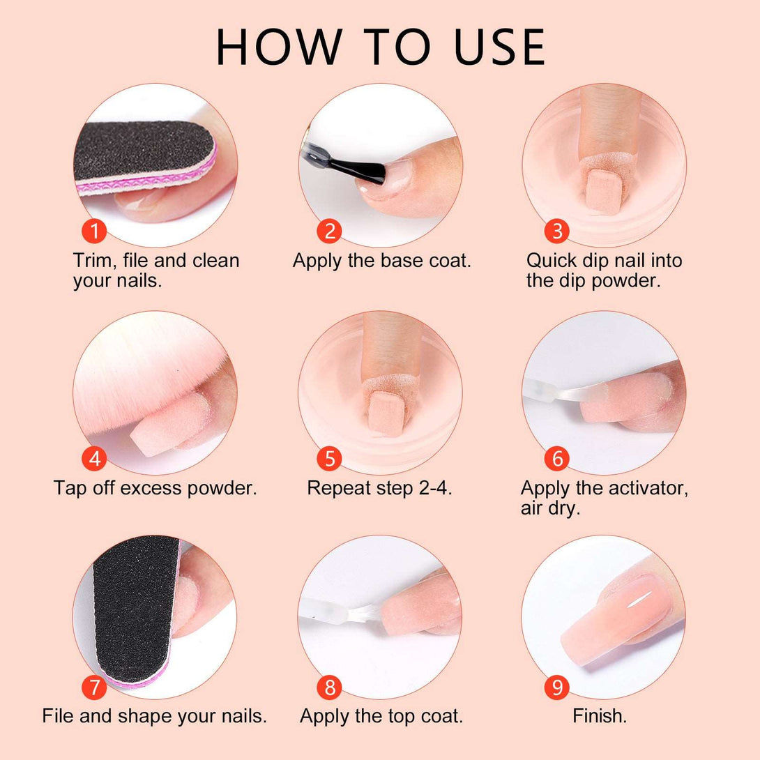 1pc Nude Nail Dip Powder