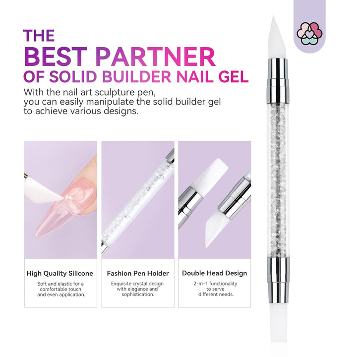 Saviland 60g Nail Gel Kit for Nail Brginners and Lovers