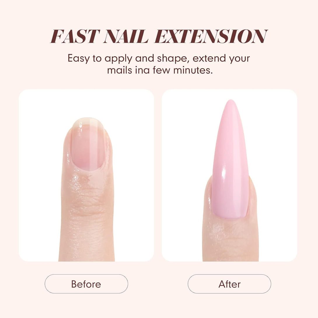 pink acrylic nails