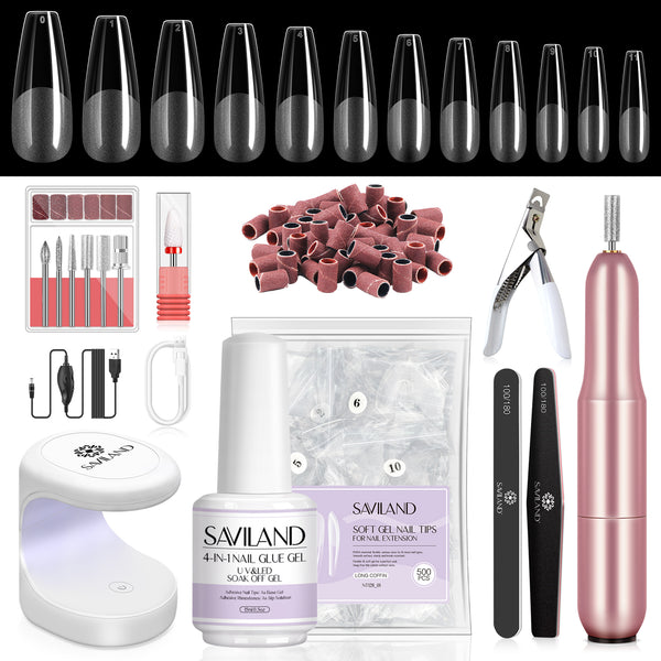 [US ONLY]Gel X Nail Kit - All-in-one Beginner Set
